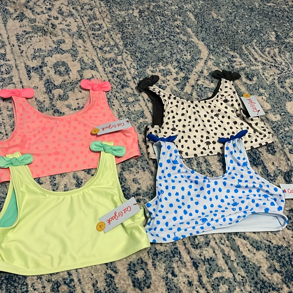 NWT BUNDLE: 4 Cat & Jack girls size XXL (16/18) green